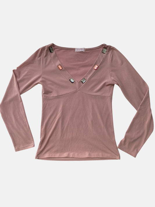 Pink long-sleeved