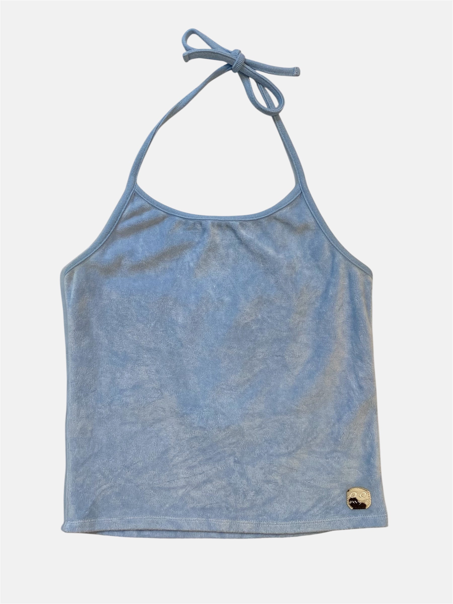 Velour halterneck