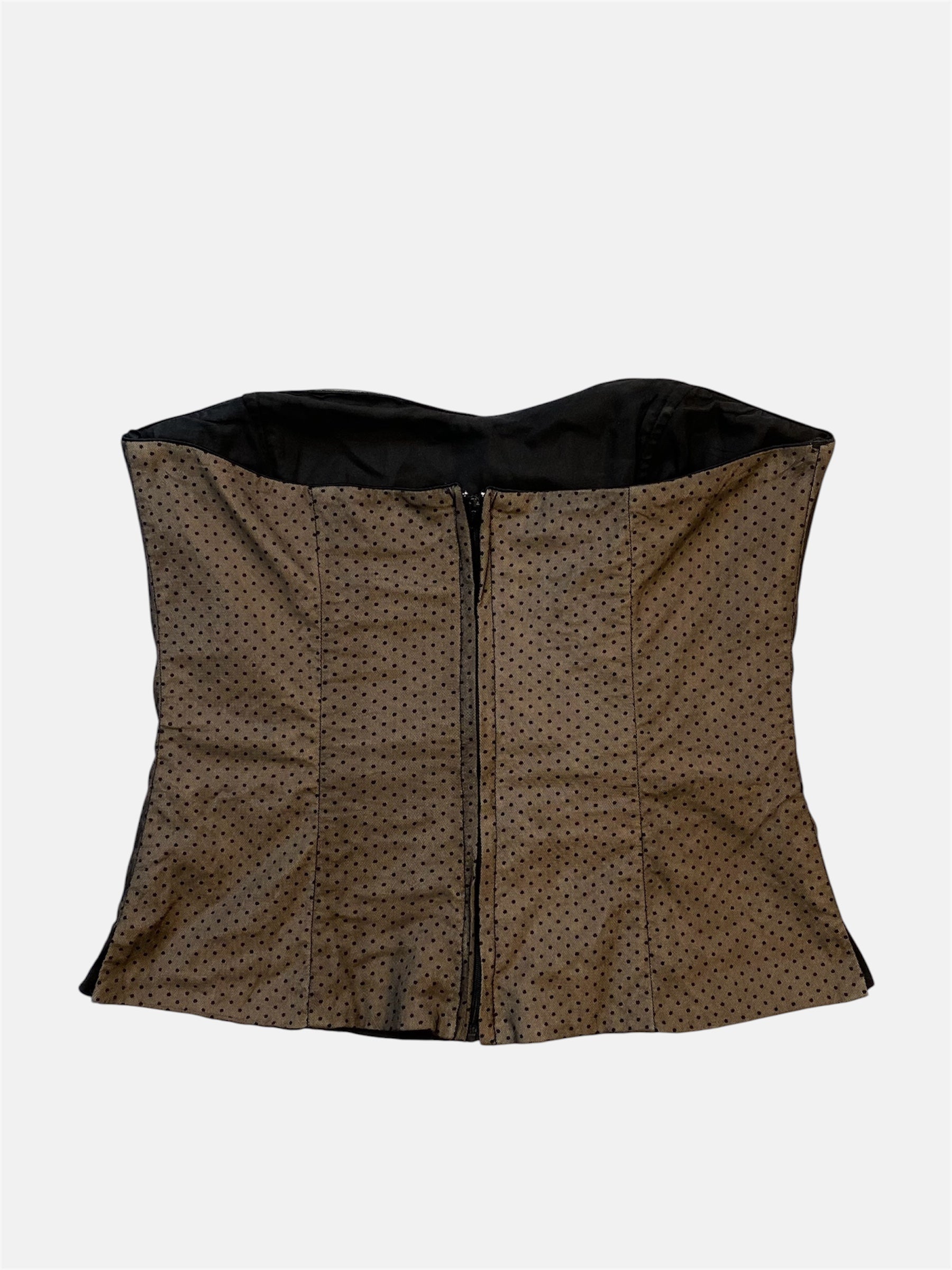 Pilkullinen silkkikorsetti