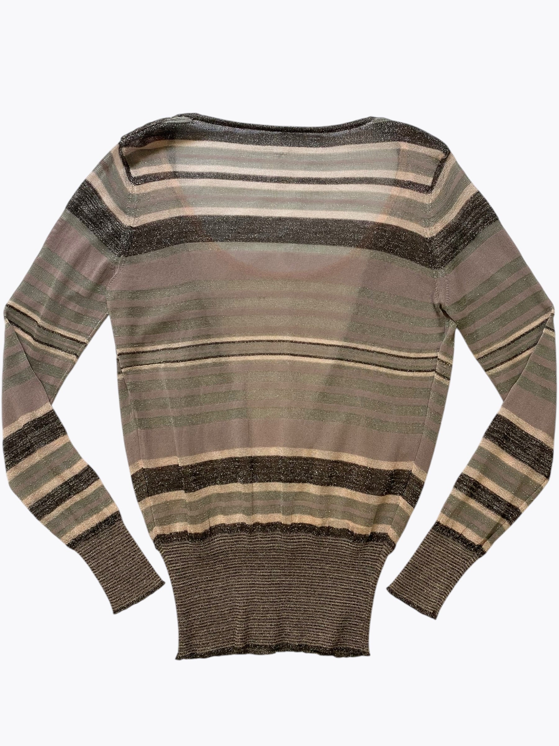 Striped knit shirt
