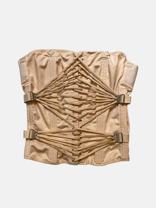 Lace-up corset