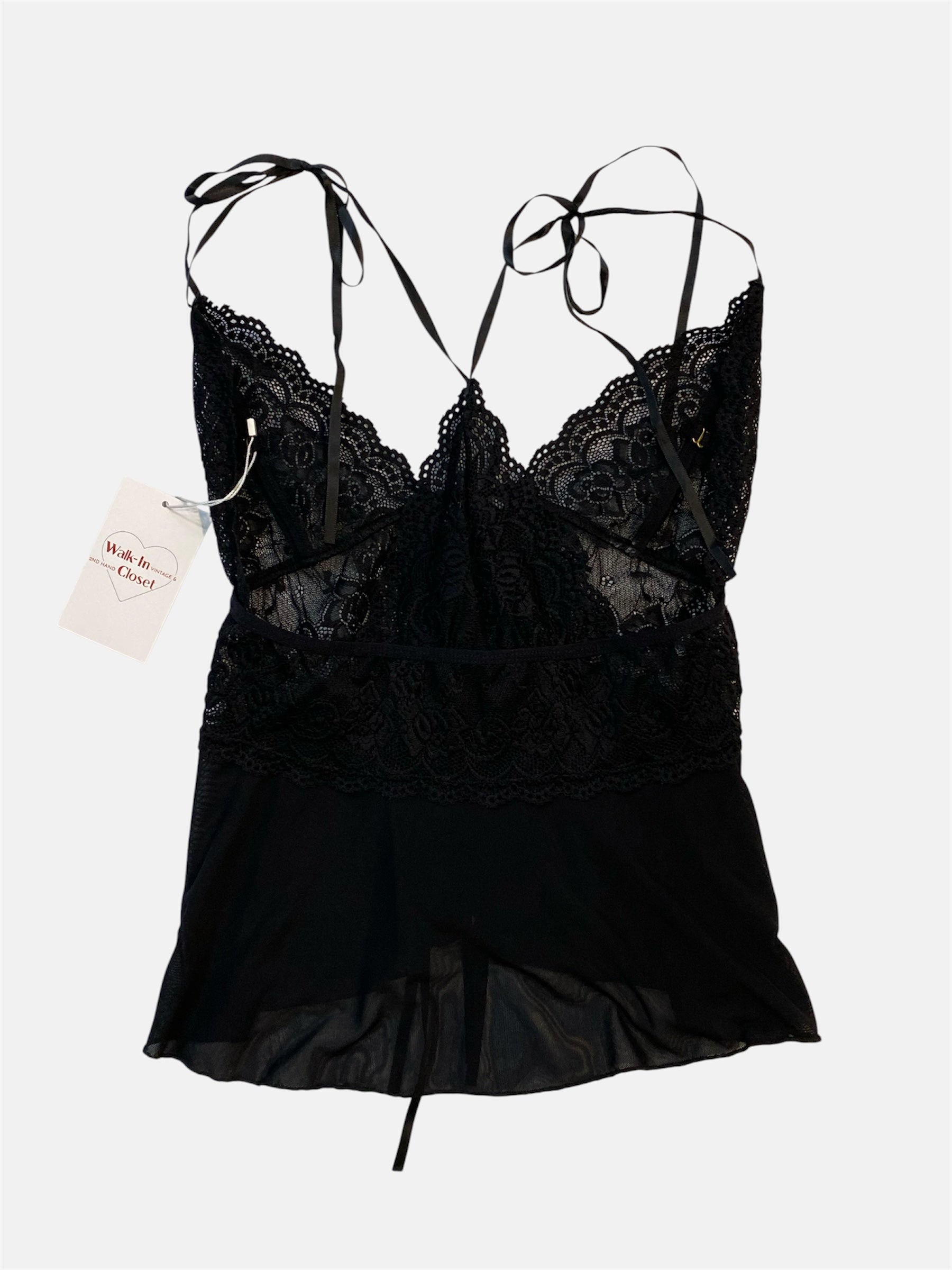 Edestä sidottava toppi