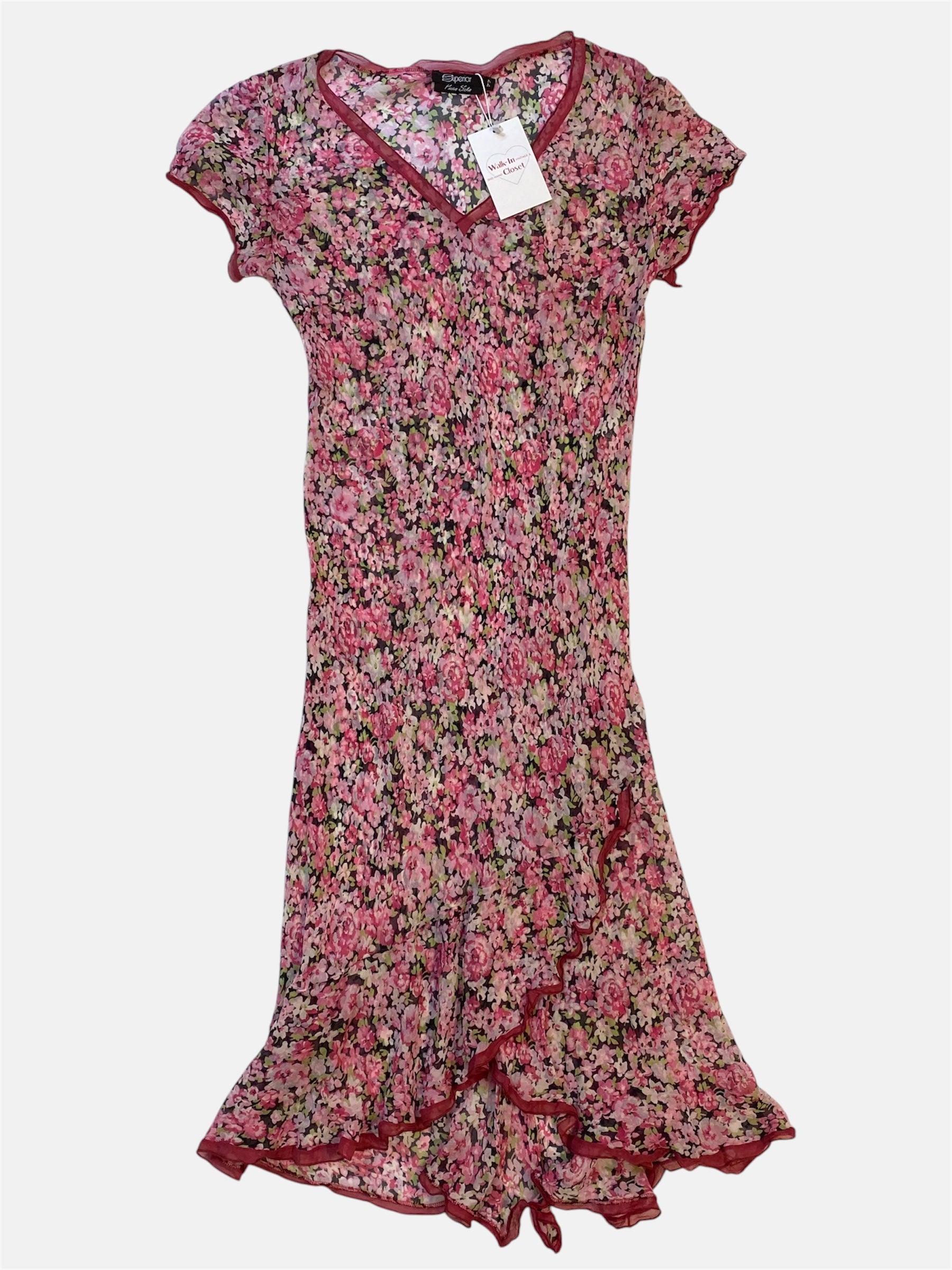 Kukallinen silkkimekko