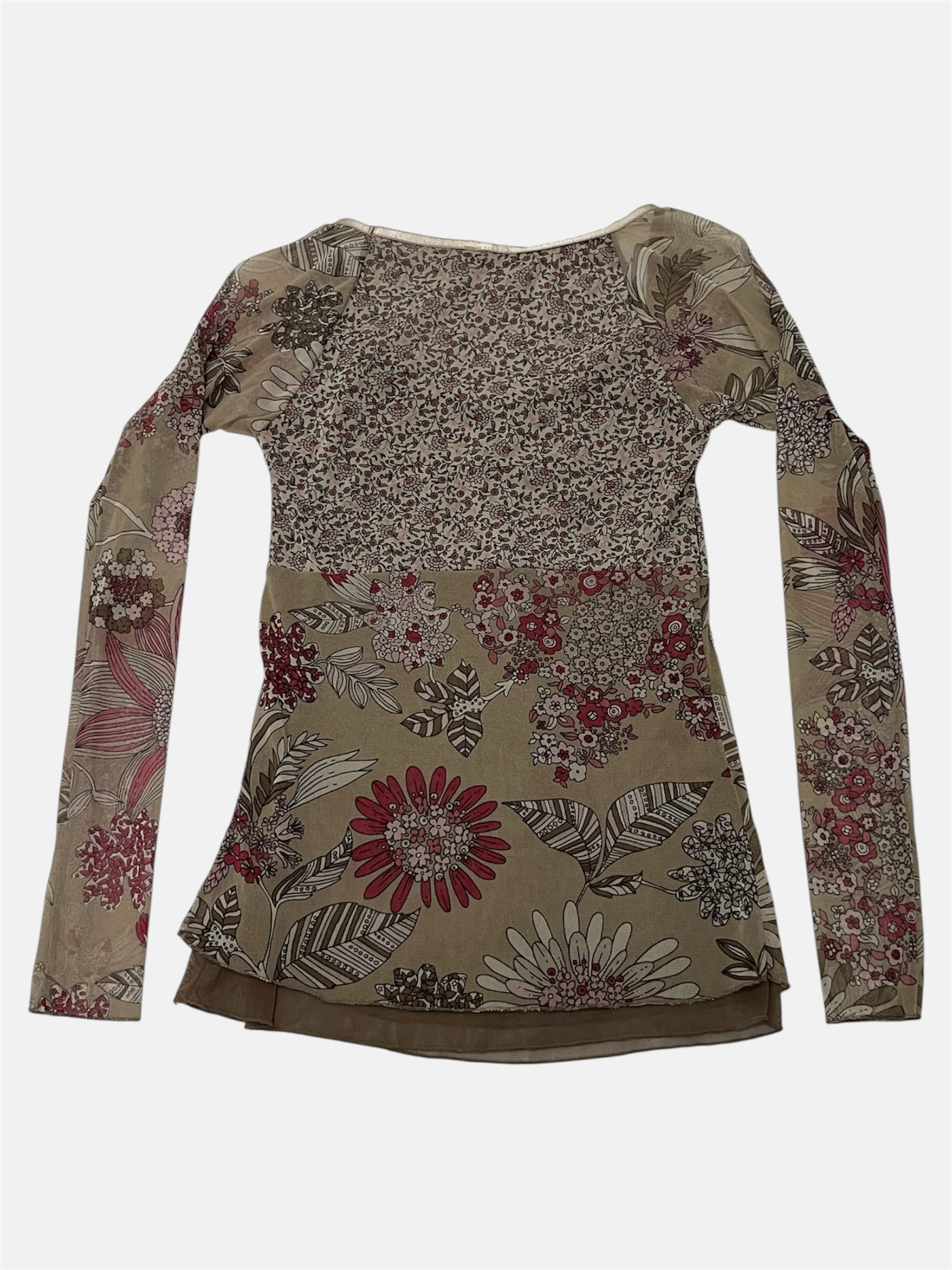 Kukkakuvioinen pitkähihainen