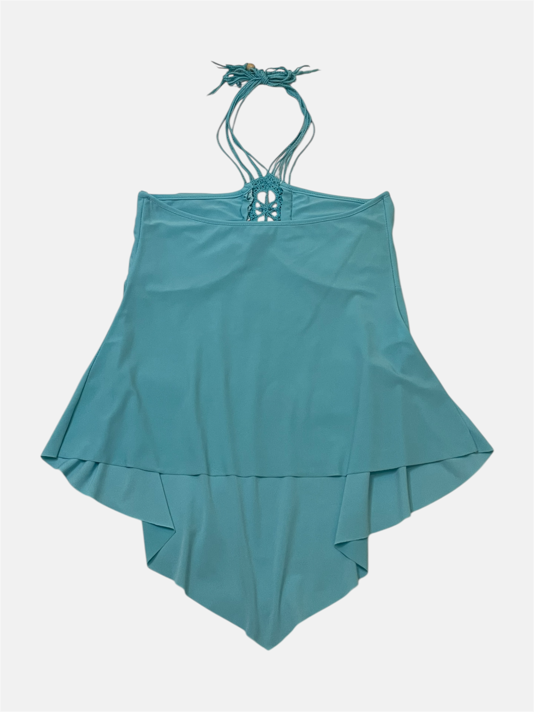 Turkoosi halterneck toppi