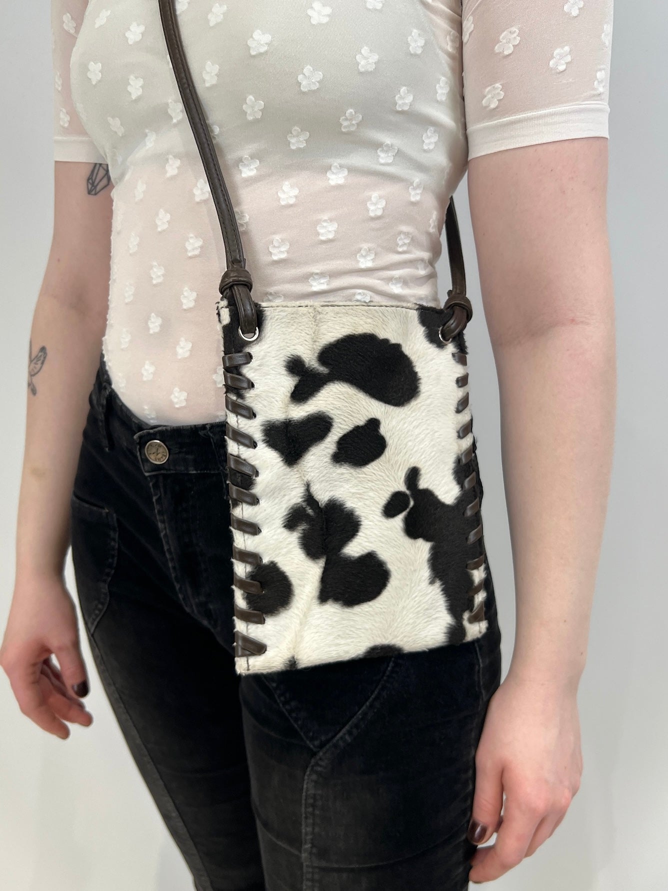 Cow print laukku