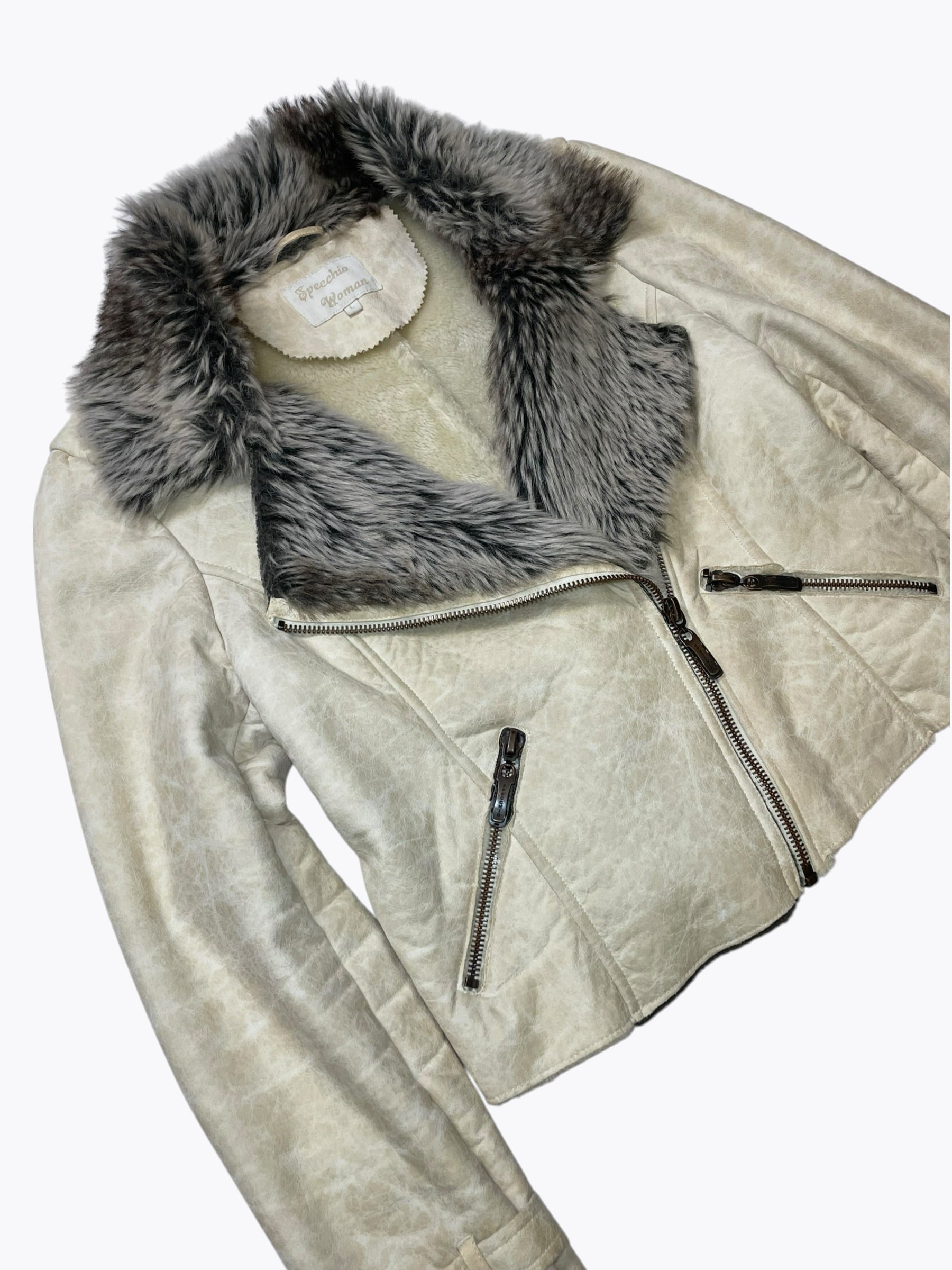 Shearling takki
